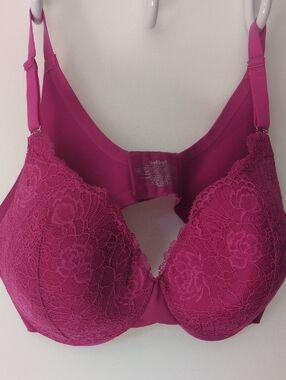 La Vie En Rose Lace Underwire Bra - Fuchsia